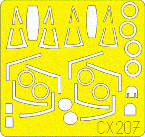 Eduard Mask 1/72  A-7 Corsair II Mask for Academy  CX 207