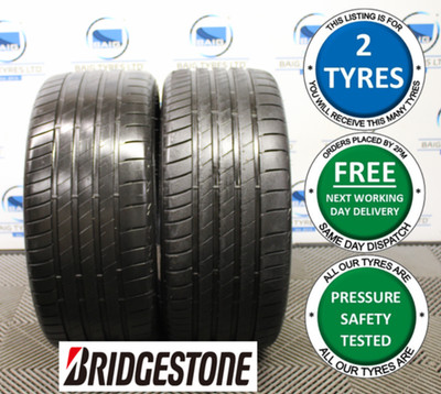 X2 PW 235/35R19 235 35 19 BRIDGESTONE POTENZA S005 91Y XL TYRES *6.5MM (461F)