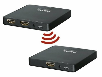 Hama HDMI Funkübertragung Set Wireless Funk Extender Full HD 1080p 30m 5 GHz 591