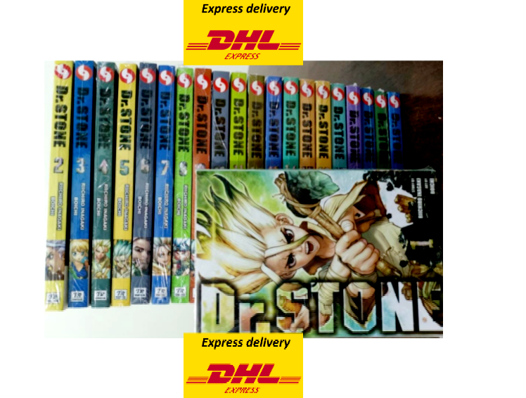 Dr Stone Manga Riichiro Inagaki Full Set Volume 1-26 END Comic