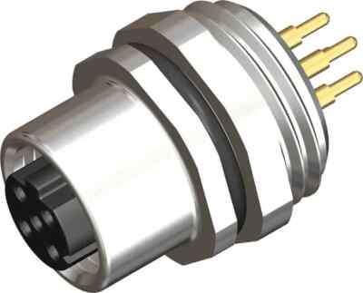 RS Pro CPF12 CIRCULAR CONNECTOR M12 PCB Termination, 4-Contacts Socket