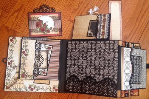 Handmade Album Using Heartfelt Creations All Glammed Up Collection