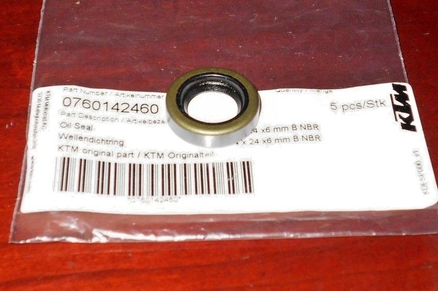 Ktm Oil Seal 0760142460,125,200,250,300,360,380,400,440,520,550,kick