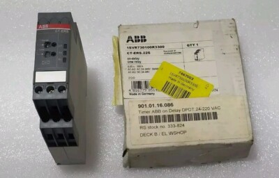 ABB CT-ERS.22S 1SVR730100R3300 ON-DELAY TIME RELAY 0.05 S-300 H NEW