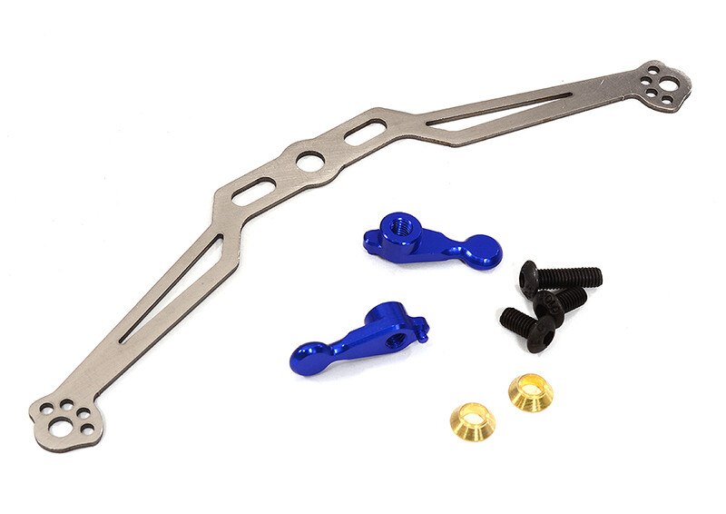 Plancher Supérieur Usiné Integy Pour Tamiya T3-01 Dancing Rider - Trike 1:8 Électrique - Gris - Réf. C29009GREY