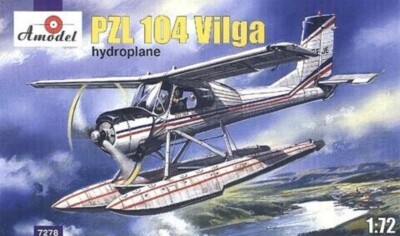 1/72 Amodel 7278 PZL104 Vilga 35H Hydroplane w/Floats