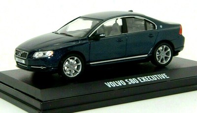 wonderful PR-modelcar VOLVO S80 V8 EXECUTIVE 2009 cobaltblue metallic 1/43