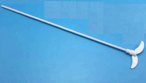 600mm PTFE Mixer Stirrer Shaft w/Foldable Paddle Blade (110mm) Stirring Rod 