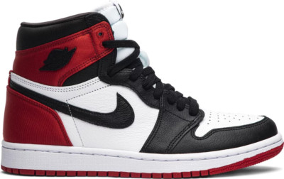 Nike WMNS Air Jordan 1 High OG Satin Black Toe White Black CD0461-016 Women's 5