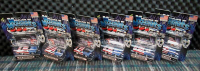 MUSCLE MACHINES   Sept 9/11 2001   America    Red White Blue  Set Of 6     BOX H