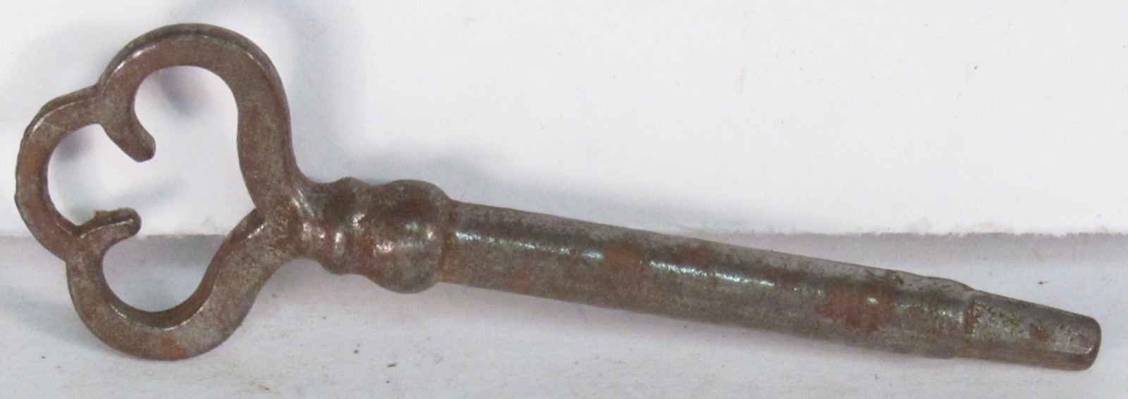 Antique Clock Cabinet Key Metal w/ Square Shaped Barrell Vintage Original