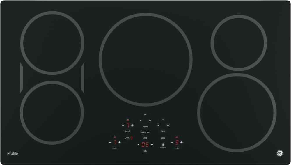 PHP9036DJBB Electric Cooktops Profile 36