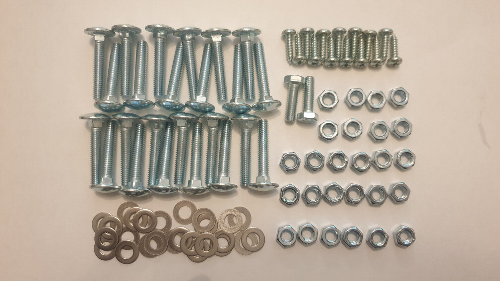 CAST IRON GARDEN BENCH ENDS TABLE FIXING KIT 92PCS in Coventry, West