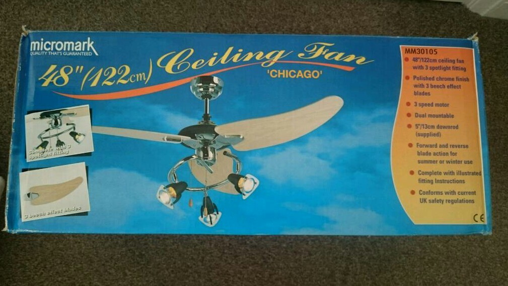 Ceiling Fan Light In Bishop Auckland County Durham Gumtree