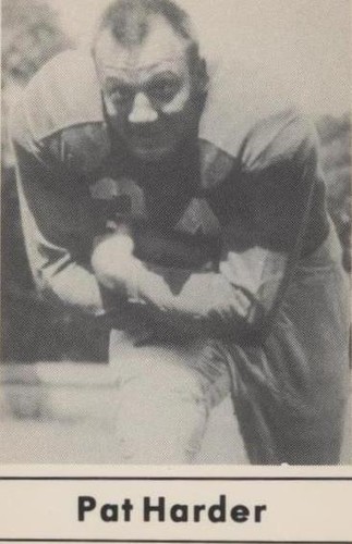 1977 Touchdown Club Pat Harder #34