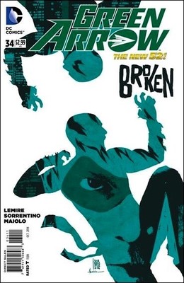 GREEN ARROW #34 OCTOBER 2014 OLIVER QUEEN DC NEW 52 COMIC BOOK 1