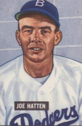 1986 C.C.C. 1951 Bowman Reprints - Joe Hatten #190