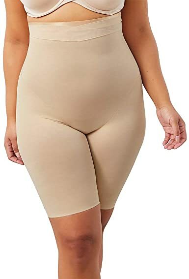 Женский купальник Maidenform Skin Spa с высокой талией до бедра DM0047, телесный, 3XL