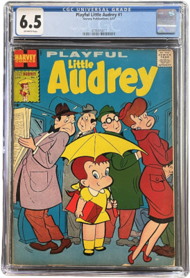 Playful Little Audrey #1 (Harvey) CGC 6.5 Off-WH