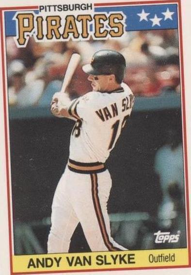 1988 Topps Reino Unido Minis - Andy Van Slyke #81