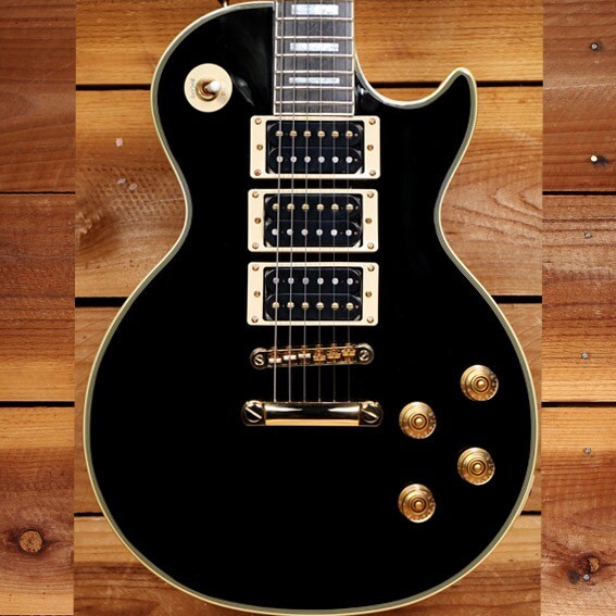 Epiphone Ltd Ed Peter Frampton Les Paul Custom PRO Clean! Black / Gold 09063