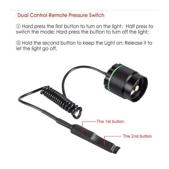 Uniquefire UF1508 400 Yards 75mm Zoom 850nm Infrared LED Hunting Flashlight  