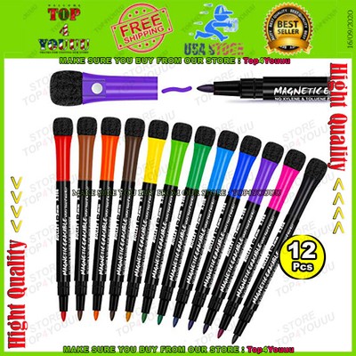 White Board Markers With Eraser, Low Odor Whiteboard