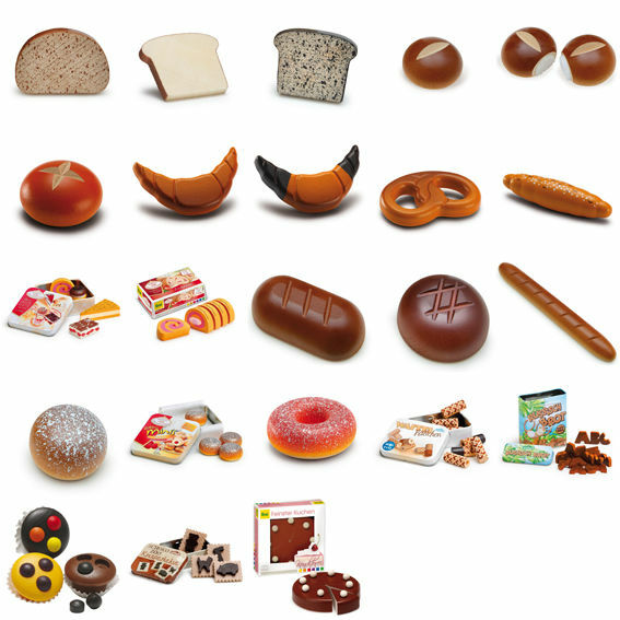 Erzi Zubehör für Kaufladen * Kaufladenzubehör * Backwaren * Auswahl 