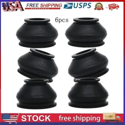 6x HQ Rubber Tie Rod End Ball Joint Dust Boots Dust Cover Boot Gaiters