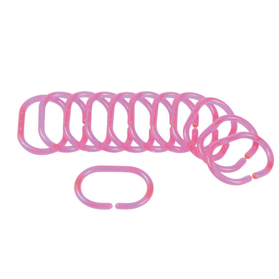 Set 12 Anelli Gancio Tenda Doccia Colorati Bagno Box Doccia Box Doccia dfh