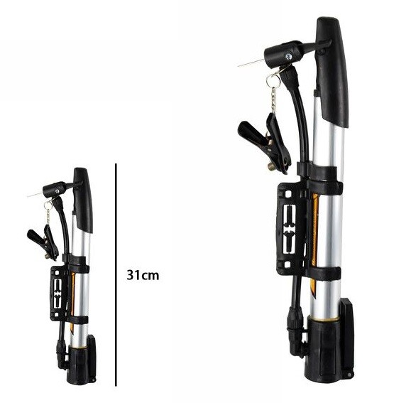 Pompa Gonfiatore Manuale Per Ruote Bici Palloni Bicicletta Gonfiabili 67802 dfh