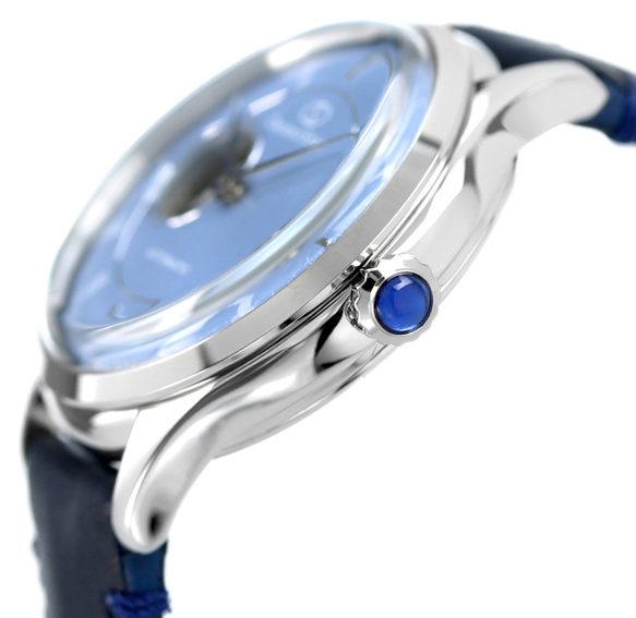 Pre-owned Orient Star Orient Semi Skeleton Blue Small Dial Women's Watch Rk-nd0013l