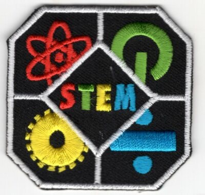 STEM Iron On Patch Science Technology Engineering  