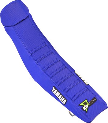 DCor Visuals Gripper Seat Cover Ribbed Blue YAMAHA WR250F 2015-2016,WR450F 2
