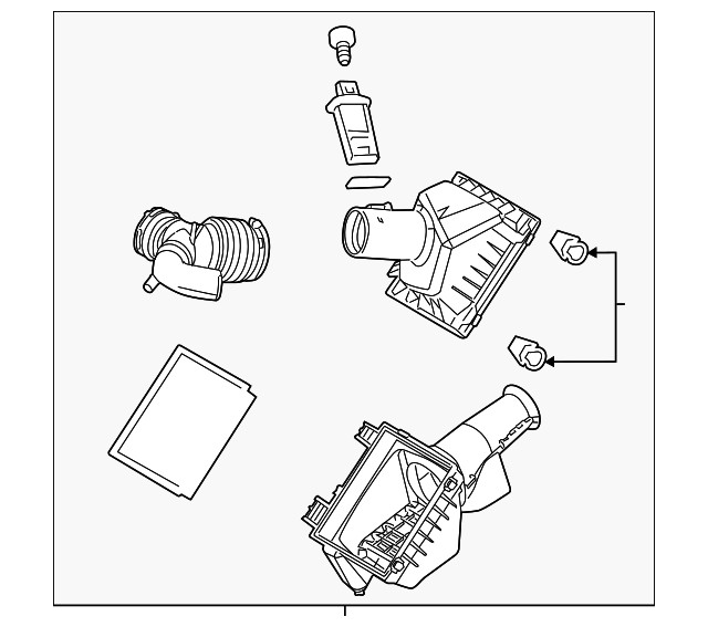 Genuine Ford Air Cleaner AE5Z-9600-G