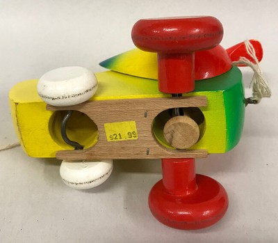 Wooden Duck Pull Toy, Vintage (T39)