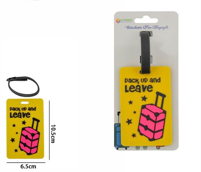 Targhetta Nome Etichetta Identificatore Valigie Bagagli Viaggi Aereo Fantasy dfh