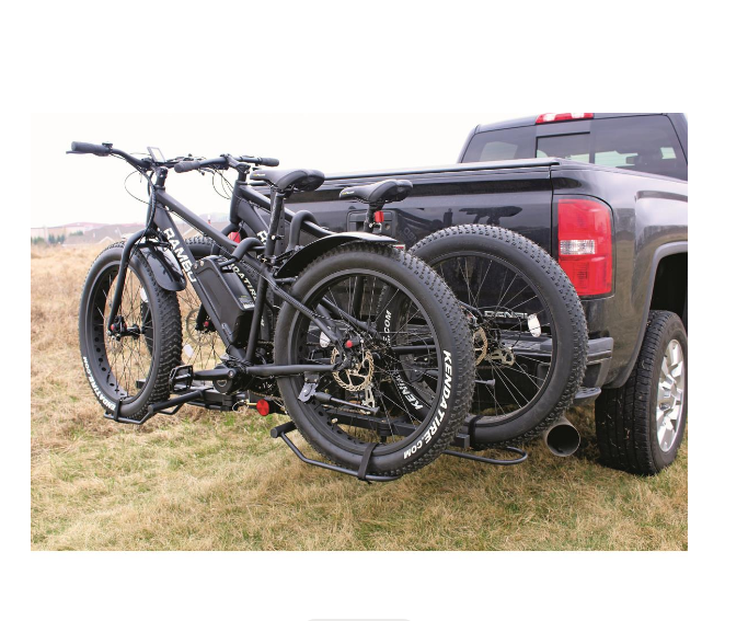 2 Fat Bike Rack Carrier Vehicle Mount Truck Hitch Heavy Duty