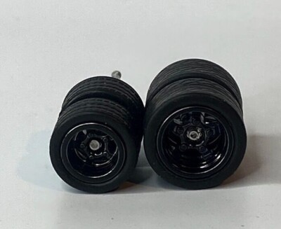 New - Gasser/Muscle wheel sets 10mm/12mm for Hot Wheels