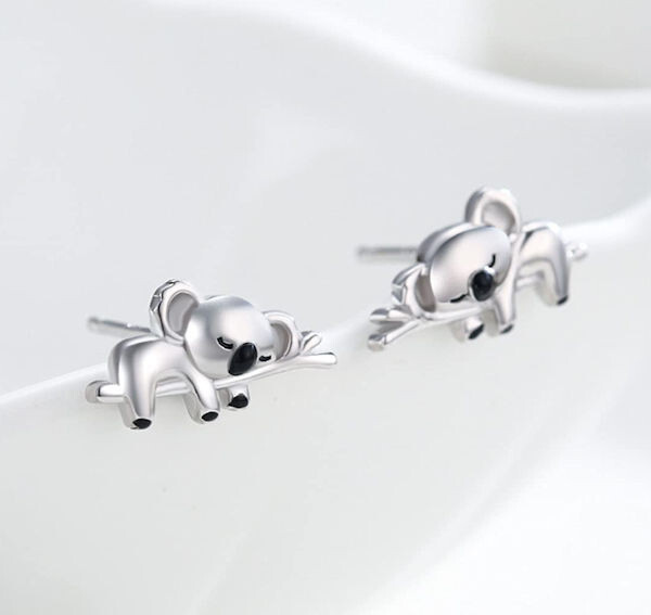 HORSE & WESTERN JEWELLERY JEWELRY HYPOALLERGENIC  KOALA STUD EARRINGS