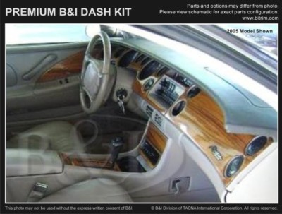 Dash Trim Kit for BUICK RIVIERA 96 97 98 99 carbon fiber wood aluminum