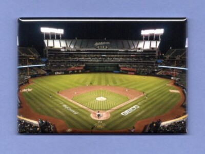 OAKLAND COLISEUM *2X3 FRIDGE MAGNET* BASEBALL LEAGUE MLB BALLPARK STADIUM A'S