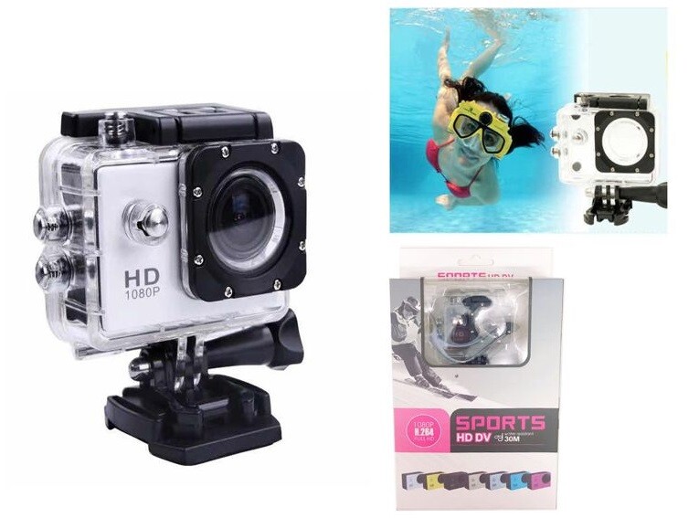 Fotocamera Action Full Hd 12mp Sport 1080p Waterproof Dvr Foto Cam Video cir