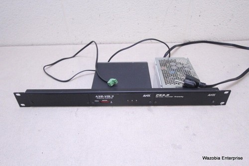 AMX AXB-VOL3 VOLUME CONTROL PS4-2 12 VDC POWER SUPPLY