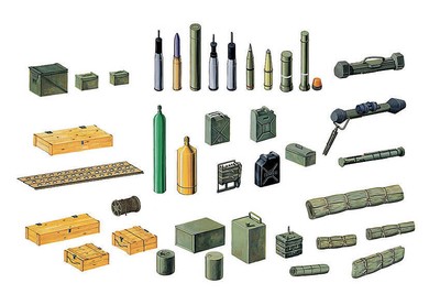 Italeri MODERN BATTLE ACCESSORIES 6423