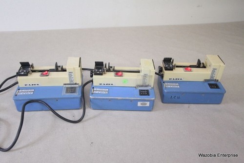 LOT OF 3 RAZEL SYRINGE INFUSION PUMP