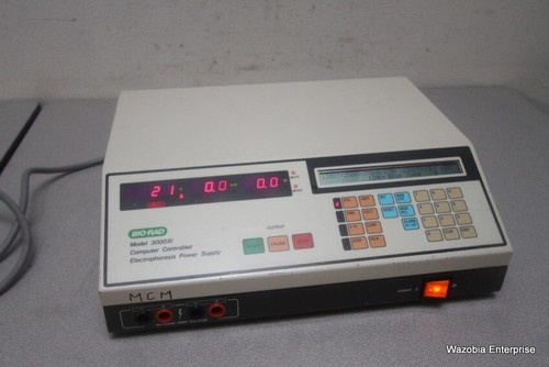 BIO-RAD MODEL 3000XI COMPUTER CONTROLLED ELECTROPHORESIS POWER SUPPLY 3000XI