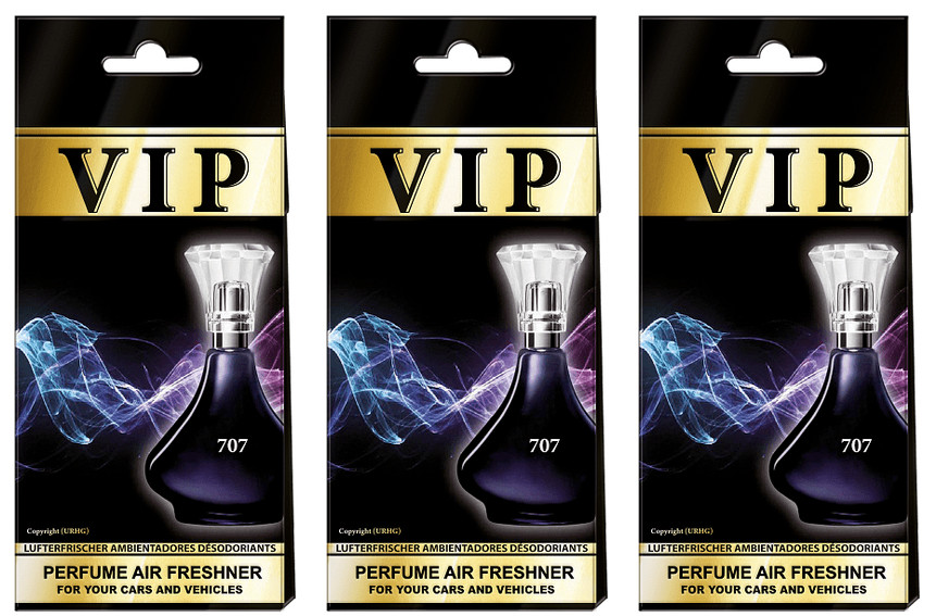 3x Auto Duft VIP 707,Lufterfrischer Auto,Duftbaum auto,Auto zubehör,Duftspender