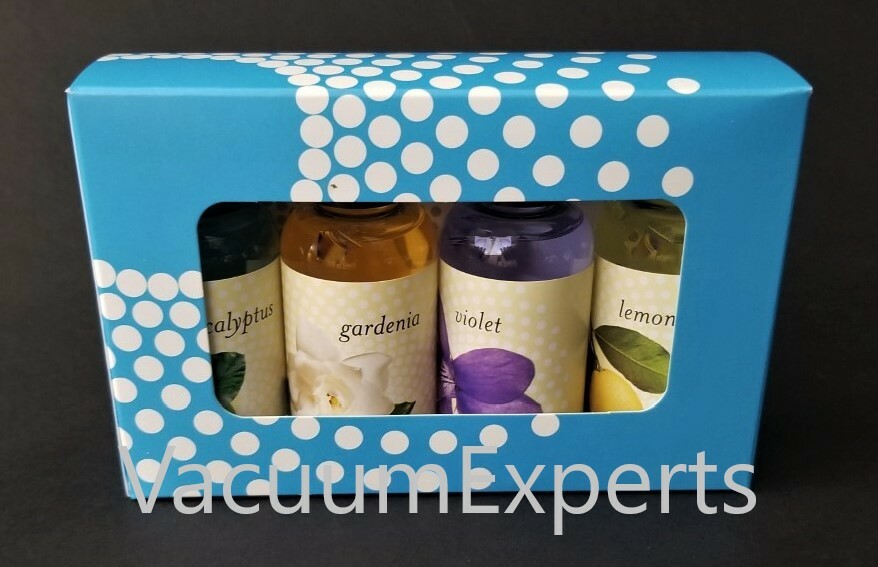 4 ASSORTED RAINBOW Vacuum Cleaner Fragrances Scents Air Verde Parts