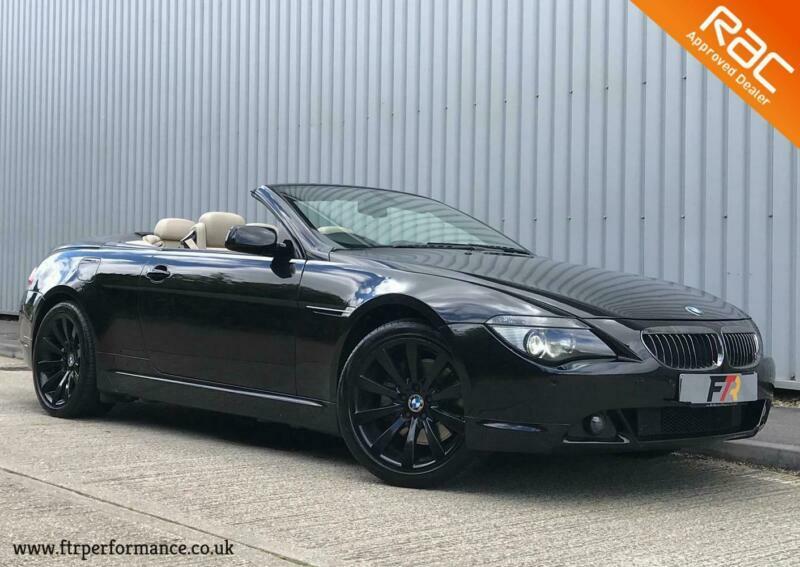 2008 BMW 650i SPORT CONVERTIBLE BLACK FSH 104K MILES GREAT SPEC | in ...